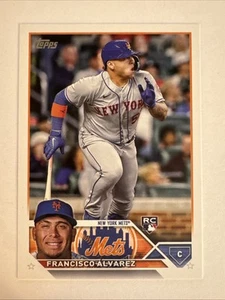 2023 Topps Francisco Alvarez RC #644 New York Mets - Picture 1 of 2