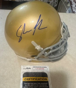 Notre Dame Fighting Irish SHANE GILLIS signierter Minihelm JSA - Bild 1 von 4