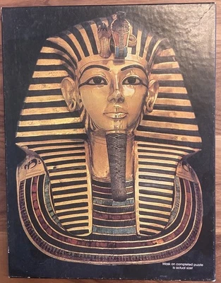 1977 KING TUTANKHAMUN KING TUT BURIAL MASK JIGSAW PUZZLE SPRINGBOK HALLMARK  - Image 1 of 2
