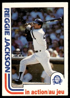 1982 O-Pee-Chee Reggie Jackson California Angels #301 - Image 1 of 2