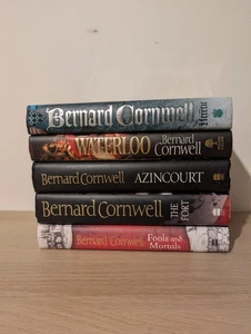 5 x BERNARD CORNWELL Historical Fiction Hardback Bundle Harper The Fort Waterloo - Bild 1 von 6
