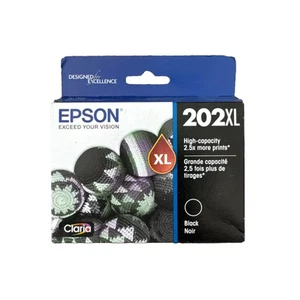 Cartucho de tinta negra Epson 202XL T202XL120 en caja/al por menor caducidad enero/2027 - Imagen 1 de 1