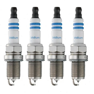 4 pc Bosch Double Iridium Spark Plugs for 1996-1998 Chrysler Sebring 2.4L L4 jp - Image 1 of 4