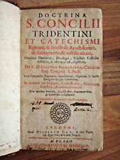 DOCTRINA S.CONCILII TRIDENTINI ET CATECHISMI - Ed. Lugduni - 1664 - 17 x 11 cm