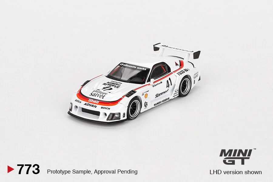 Mini GT 1/64 Mazda RX-7 LB-Super Silhouette #41 Numero Reserve Diecast Model Car