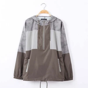 Men's Lightweight Water Resistant Windbreaker Packable Jacket Shell with Hood - Picture 1 of 7