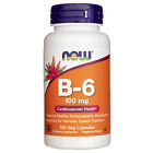Now Foods Vitamine B6 100 mg, 100 capsules