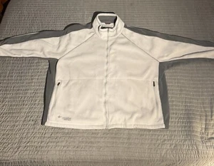 Size 6xl Colombia Vertex Zip-Up - White and Grey - Picture 1 of 7