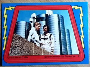 1979 Buck Rogers Sticker Card 3. Free New Top Loader. - Picture 1 of 3
