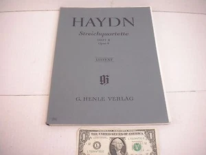 Cuarteto de cuerdas Haydn Cuaderno II Opus 9 - Violín I y II - Bajo - Viola - Imagen 1 de 3