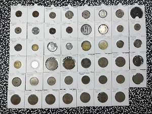 Lot Of 47x (1887-1959) Assorted Belgian Congo/Congo Coins In 2x2's Lot#MK22 - Picture 1 of 15