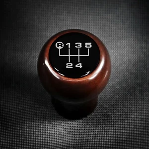 Audi 5 Speed Wood Shift Knob C4 Typ 4A 100 S4 Ur-S4 Plus S6 Plus Ur-S6 C4 Typ 4A - Picture 1 of 3