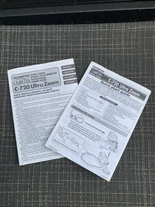 Olympus CAMEDIA C-720 Ultra Zoom Camera Manual, NO CAMERA! - Picture 1 of 1