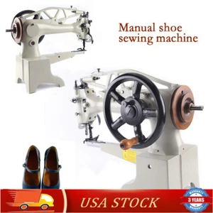 Manual Hand Patch Leather Cobbler Sewing Machine Repair Patcher Head 11.8'' - Imagen 1 de 12
