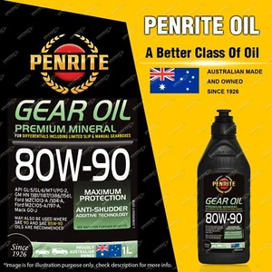 Penrite Premium Mineral GEAR Oil Premium 80W-90 Gear Differential Oil 1L - Picture 1 of 2