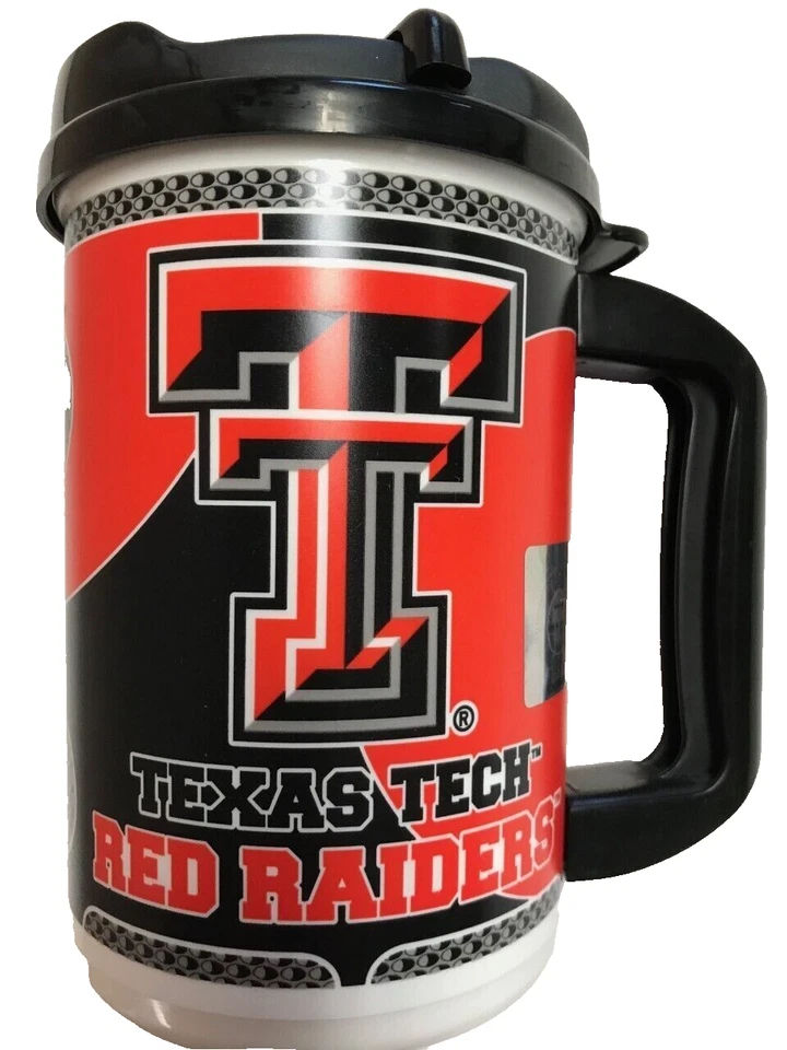 Taza de café térmica de viaje NCAA Texas Tech Red Raiders 20 oz taza con tapa giratoria a presión Foto 1 de 1