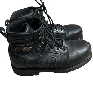 Mens Harley Davidson safety Steel Toe Boots Size 11 EU44 boxBN - Picture 1 of 9