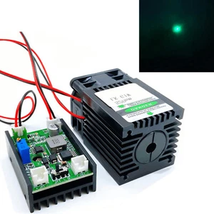 520/530nm 1W 12V grüner Lasermodul Bühne Laser Wahrzeichen Licht+Treiber - Picture 1 of 6
