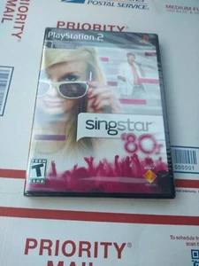 SingStar '80s (Sony PlayStation 2, 2007) Complete Game Only factory sealed - Picture 1 of 5