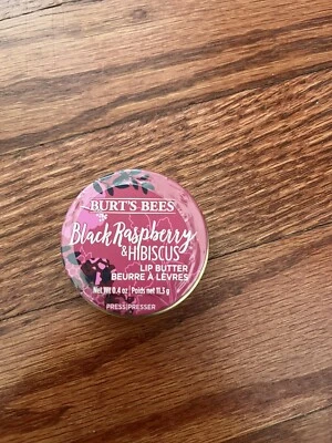 Mantequilla de labios Burt's Bees - Frambuesa negra e hibisco - Nueva y sellada Foto 1 de 2