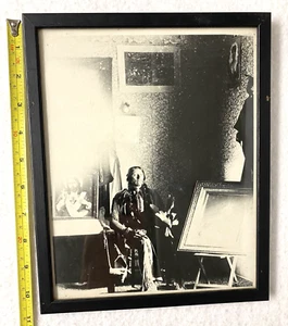 VINTAGE CHIEF QUANAH PARKER PHOTOGRAPH,8x10"BLACK&WHITE,FORT SILL,OKLAHOMA,HOME - Picture 1 of 2