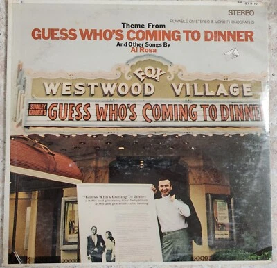 Al Rosa Guess Whos Coming To Dinner Vinyl LP Record 1968 Tower Records - Image 1 of 4