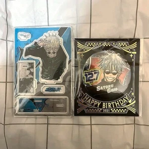 Jujutsu Kaisen acrylic stand button badge Lot 2 set Satoru Gojo Japan m566 3 - Imagen 1 de 10