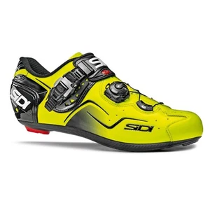 SIDI Kaos Zapatos de Ciclismo de Carretera Bicicleta Zapatos Amarillo Fluo Talla 36-46 EUR - Imagen 1 de 6
