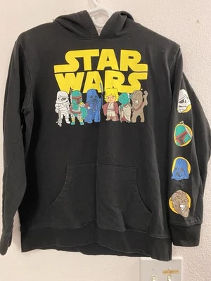 Sudadera con Capucha Star Wars Jóvenes Niños Talla Grande Darth Vader Yoda Chewbacca Boba Fett Luke Foto 1 de 4