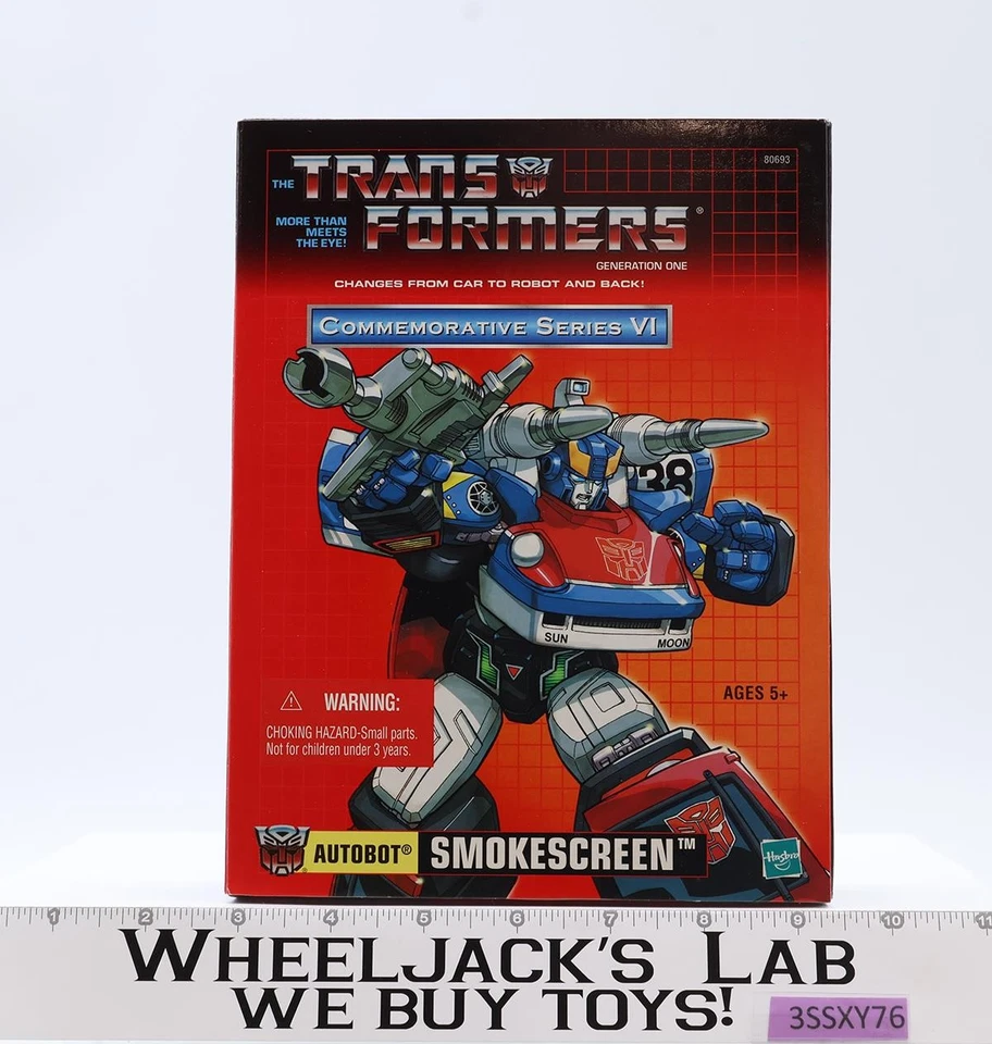 Smokescreen Transformers Reissue Commemorative Series 2002 Hasbro NEW SEALED - Image 1 of 4