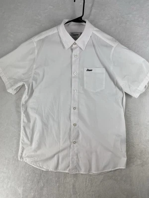 Camisa Dixxon Para Hombre Grande Blanca Serie Signature Mezcla Bambú Abotonada Foto 1 de 4