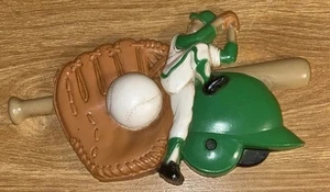 Burwood Prod. Co. Green Baseball Wall Hang Home Decor MCMXC 1 USA VTG - Picture 1 of 6