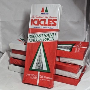 Mystic Christmas Icicles 3000 Strand 18 Inch Vintage - Picture 1 of 3