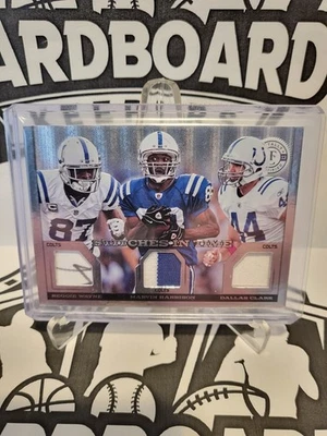 2013 TOTALLY CERTIFIED STITCHES IN TIME R WAYNE M HARRISON  D CLARK /25 COLTS ! - Image 1 of 4