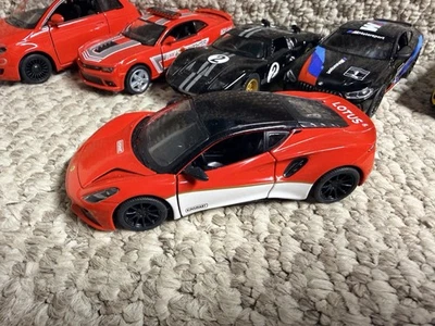 Kinsmart. 1:34 - Lotus Emira - 5" Diecast Cars. Red Color - Image 1 of 4