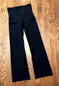 Pantalones de yoga Spanx Booty Boost para mujer grandes negros acampanados usados en excelente estado - Imagen 1 de 3