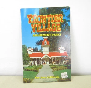 Vintage Frontier Village Vergnügungspark San Jose, CA Farbe Souvenir Broschüre - Bild 1 von 6