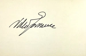 VITTORIO GASSMAN Signed Autographed 4x6 INDEX CARD For Love and God BITTER RICE - Picture 1 of 6