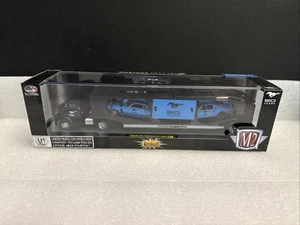 NEW M2 BLUE Mustang 50 Years 1956 Ford COE w/ Mustang Cobra Jet & Boss 302 - Picture 1 of 6