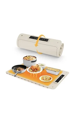Alfombrilla de calentamiento extra grande para alimentos | Apagado automático, alfombrilla de calentamiento de alimentos con bloqueo para niños | Foto 1 de 4