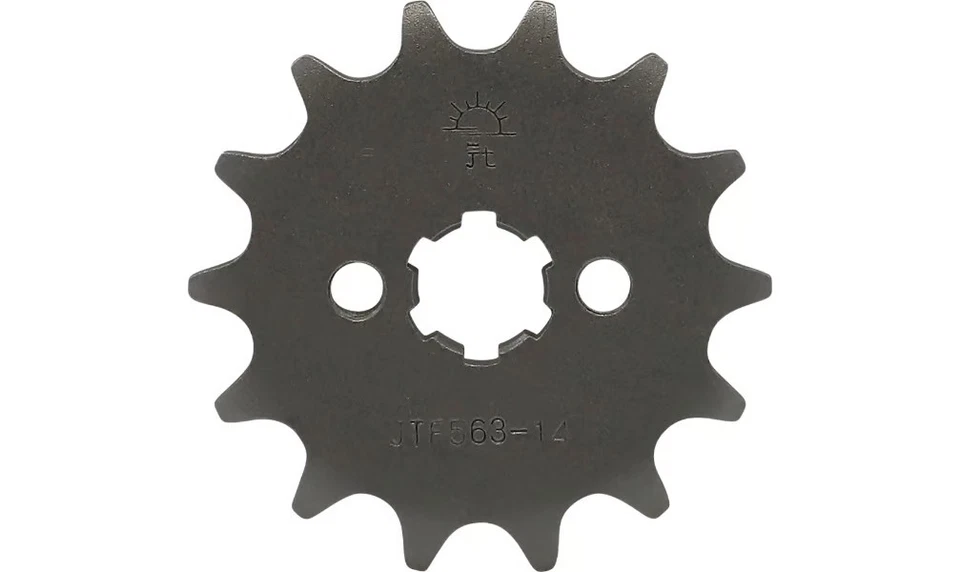 Piñón delantero de acero JT - 14T motocicleta ATV/UTV bicicleta de calle moto de cross JTF563 14 Foto 1 de 4