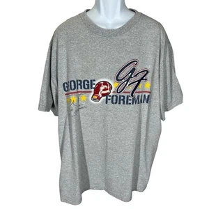 Camiseta George Foreman Vintage Gris Gráfico Manga Corta Para Hombre Talla 4X - Imagen 1 de 4