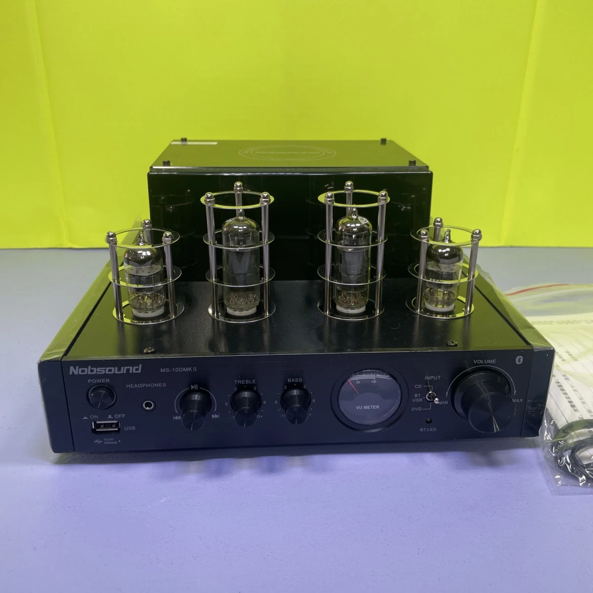 Nobsound NS-10P Mini Tubo De Vacío Preamplificador Audio Hi-Fi Estéreo