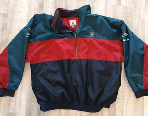 Cutter & Buck CB WindTec Jacket Men's  XXL Black Red Pullover Golf Windbreaker - Picture 1 of 8
