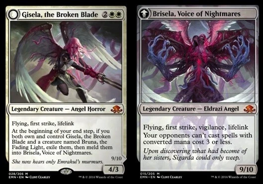 MTG - Gisela, the Broken Blade // Brisela, Voice of Nightmares Eldritch Moon - Image 1 of 1