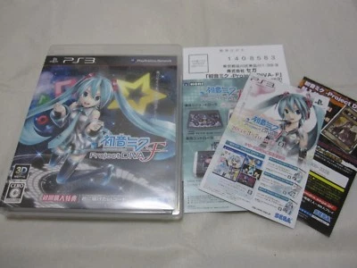W/Tracking 7-14 Days to USA W/Leaflet USED PS3 Hatsune Miku Project DIVA F Japan - Image 1 of 4