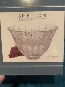 New Marquis By Waterford Shelton Collection Crystal 8" Glass Bowl Signed - Bild 1 von 2