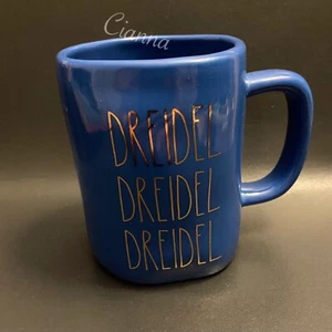 Rae Dunn Dreidel Dreidel Dreidel Mug (Gold Lettering) - Picture 1 of 1