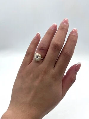 18K Gold Engagement Ring 1.82CT Clarity Enhanced Diamond Retail Value=$15K - Image 1 of 4