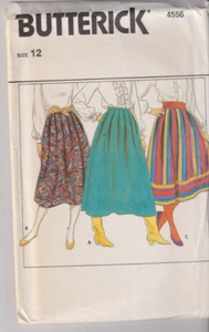 4556 BUTTERICK - GONNA A PIEGHE con vari - taglia 12 - Foto 1 di 2